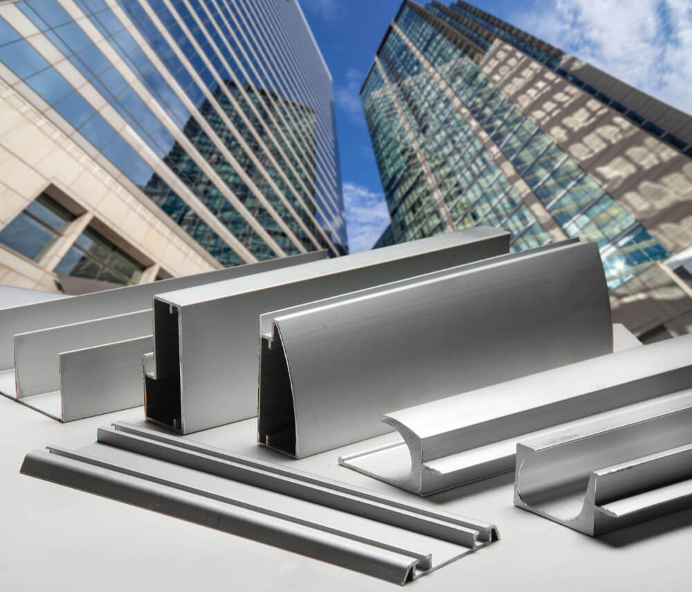 arquitectura con aluminio